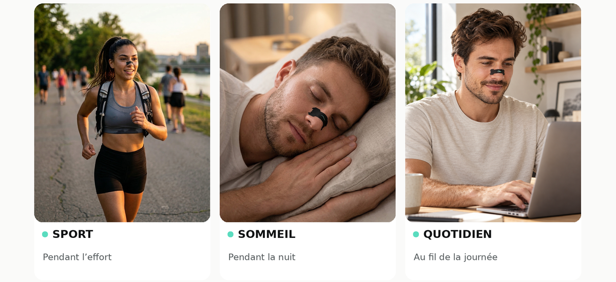 Wakeflow au sport, pendant le sommeil et au quotidien