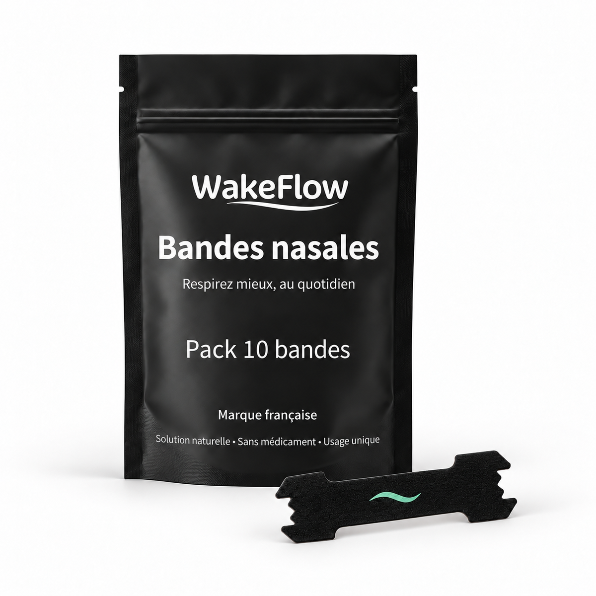 Wakeflow — Pack 10 bandes avec la bande nasale